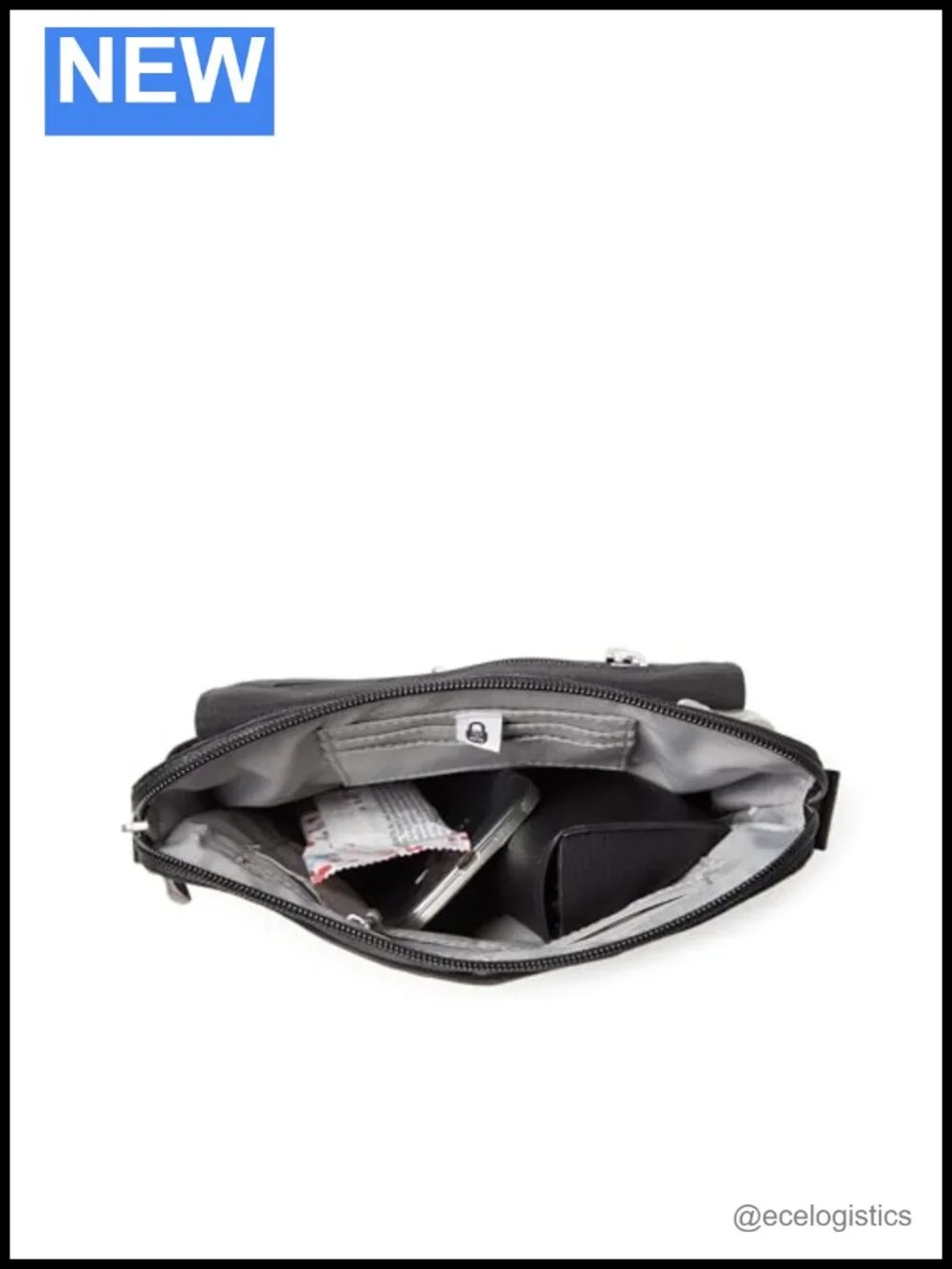 Baggallini Let's Escape Crossbody Bag RFID Travel Purse Nylon